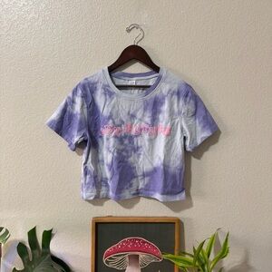 ✨4 for $15✨Odd Future cropped T-Shirt in Purple and Gray